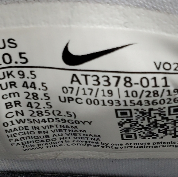 Nike Air Max Alpha Savage Pure Platinum White Shoe - Picture 8 of 8